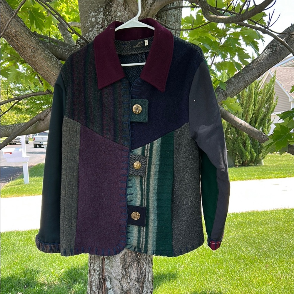 Multicolor Patchwork Women's Jacket By Babasbaazu… - image 1